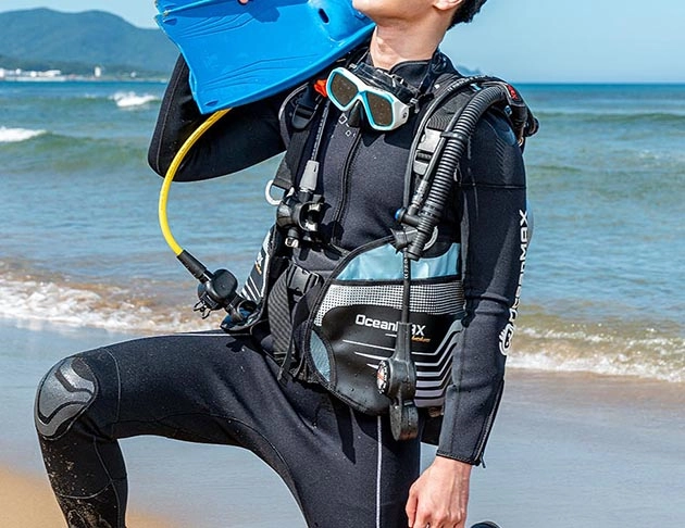 夾克式浮力控制背心-天空藍