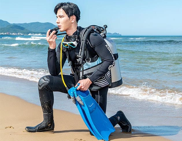 夾克式浮力控制背心-天空藍