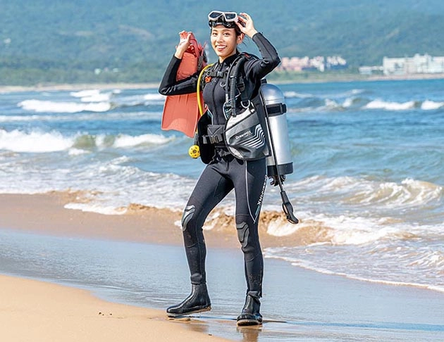 夾克式浮力控制背心-白