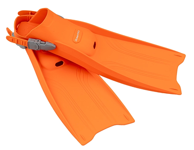 高品質橡膠蛙鞋-標準-熔岩橘