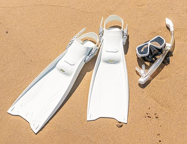 高品質橡膠蛙鞋-標準-純粹白