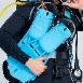 OceanMAX 噴射橡膠蛙鞋 -天藍