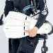 OceanMAX 噴射橡膠蛙鞋 -純粹白